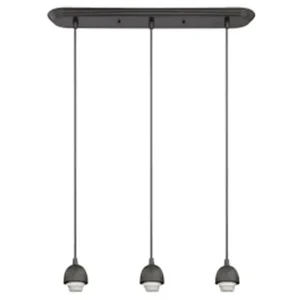 Westinghouse Oil Rubbed Bronze 3 Light Adjustable Indoor Mini Pendant Canopy, 23.5 in