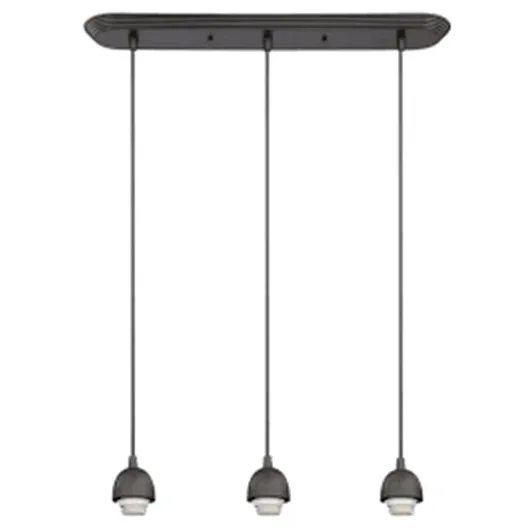 Westinghouse Oil Rubbed Bronze 3 Light Adjustable Indoor Mini Pendant Canopy, 23.5 in