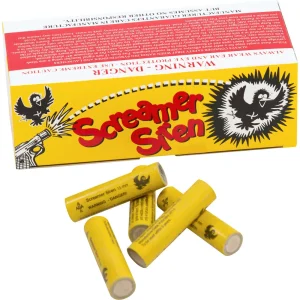 Scare Away Screamer Siren Pyrotechnic Cartridges