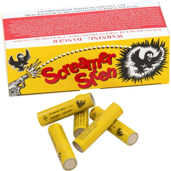 Scare Away Screamer Siren Pyrotechnic Cartridges