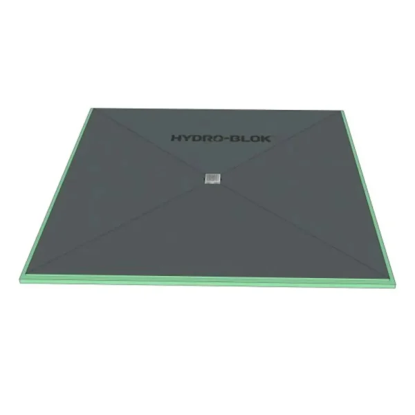 Hydro-Blok Classic Center Drain Shower Pans | 36″ x 36″ Center Drain Pan