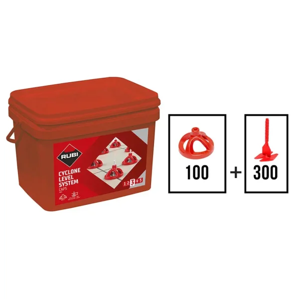 Rubi Cyclone Leveling System 1/8″ Kit