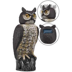 Dalen Natural Enemy Scarecrow® SOL-R Action Owl™