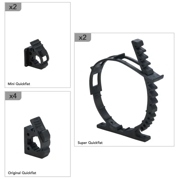 Quick Fist® 8-Piece Clamp Assortment