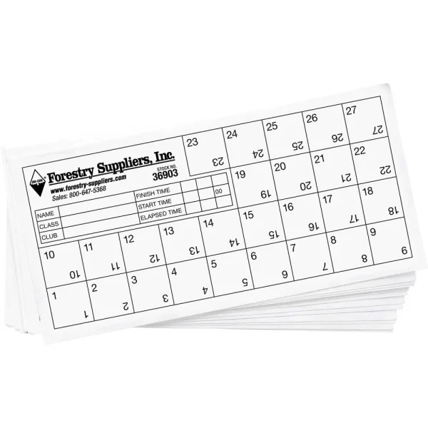 Orienteering Control Cards