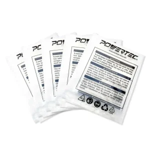 POWERTEC Clear Plastic Dust Collection Bags – 5 pack | 14″ x 32″