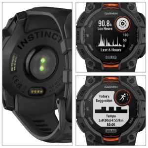 Garmin® Instinct® 3-45mm Solar GPS Watch - view 4