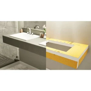 The Original Free Floating Vanity Kit with Schluter Kerdi | 24″ - view 2