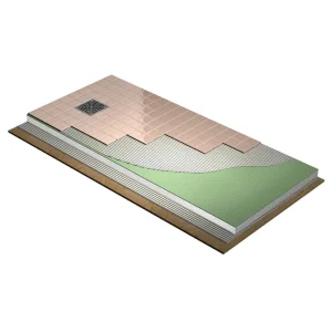 Laticrete Hydro Ban 4″ x 4″ Stainless Steel Shower Drain Grates | Oil Rubbed Bronze Grate - view 2