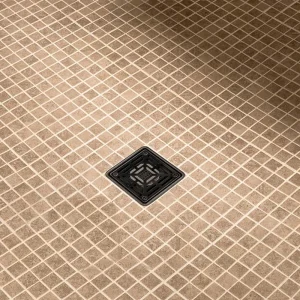 Laticrete Hydro Ban 4″ x 4″ Stainless Steel Shower Drain Grates | Oil Rubbed Bronze Grate - view 3