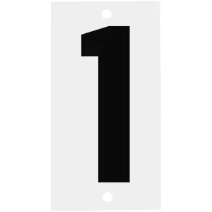Fiberglass Number Plates for Stream Gauges