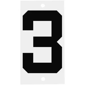 Fiberglass Number Plates for Stream Gauges - view 3