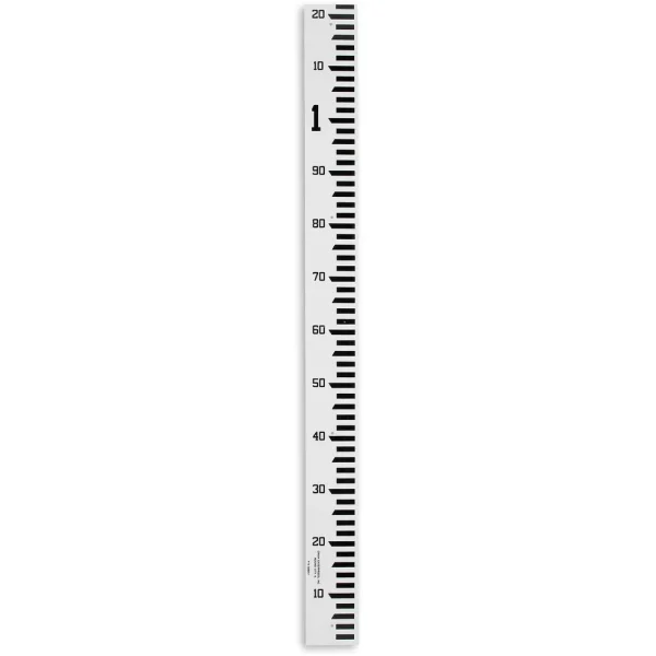 Fiberglass Stream Gauges with Metric Graduations