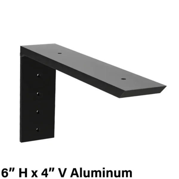 The Original Granite Bracket Regular Shelf Bracket | 6″ H x 4″ V / Steel