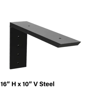 The Original Granite Bracket Regular Shelf Bracket | 6″ H x 4″ V / Steel - view 3