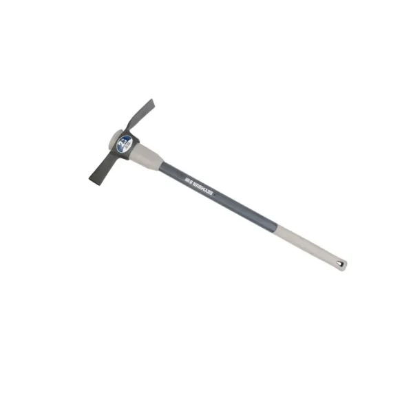2.5 lb Cutter Mattock – Fiberglass with Cushion Grip & Overstrike Protection 36″ Handle