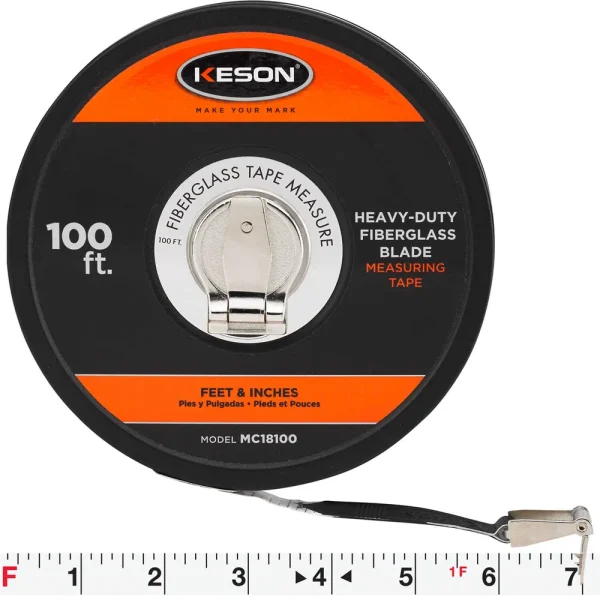Keson® English Closed Reel Fiberglass Tapes