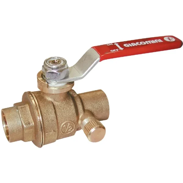 ProLine Forged Brass Full Port Ball Valve 1/2 In. C x 1/2 In. C