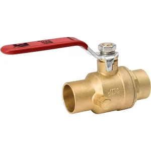ProLine Forged Brass Full Port Ball Valve 3/4 In. C x 3/4 In. C