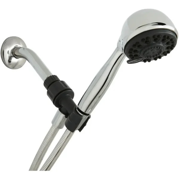 Waterpik EcoFlow 4-Spray 1.8 GPM Hand-Held Showerhead, Chrome