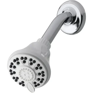 Waterpik EcoFlow 4-Spray Fixed Showerhead