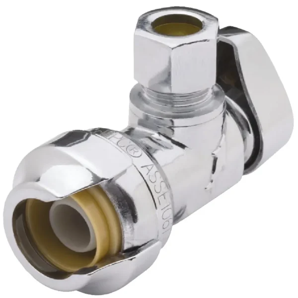 SharkBite 1/2″ SB x 3/8″ OD Quick-Connect Angle Valve