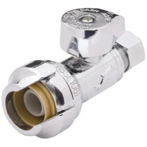 SharkBite 1/2″ x 1/4″ Compression Brass Stop Valve