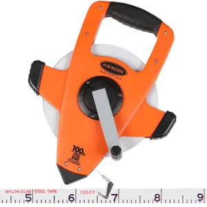 Keson® 3/8˝ Nylon Clad, High-Speed Rewind Steel Tapes