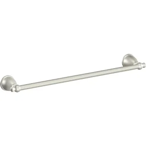 Moen Caldwell Brushed Nickel Towel Bar, 18 in
