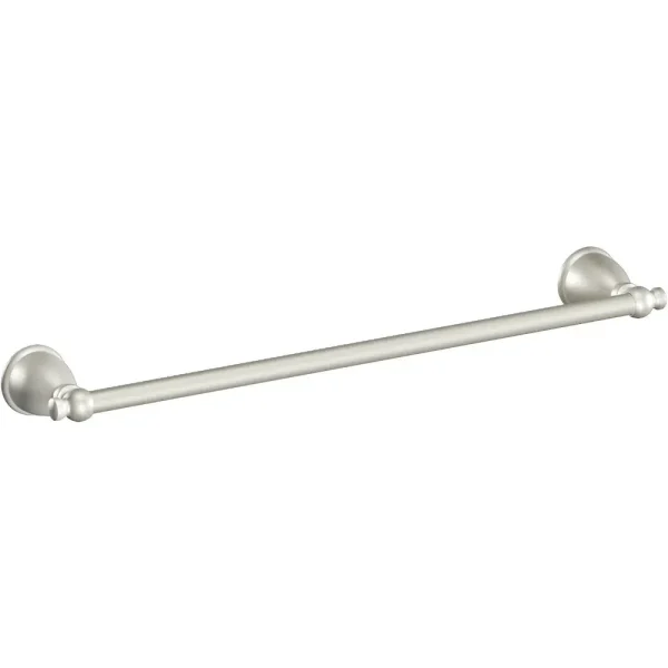 Moen Caldwell Brushed Nickel Towel Bar, 18 in