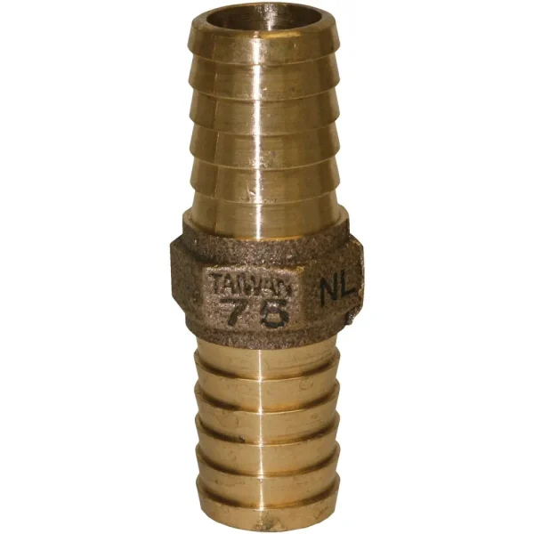 Low Lead Brass Hose Barb Insert Coupling