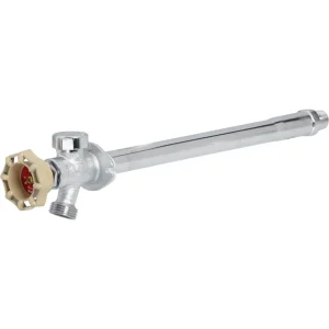 ProLine 1/2 In. Push Fit x 8 In. Multi-Turn Valve Wall Hydrant