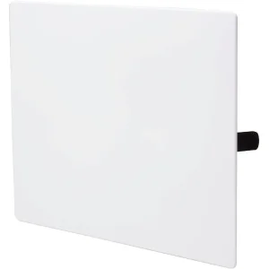 B&K White Plastic Wall Access Panel, 14 In. x 14 In