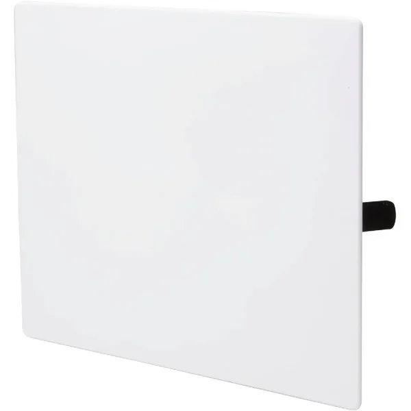 B&K White Plastic Wall Access Panel, 14 In. x 14 In