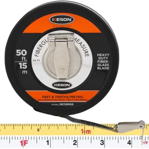 Keson® English/Metric Closed Reel Fiberglass Tapes