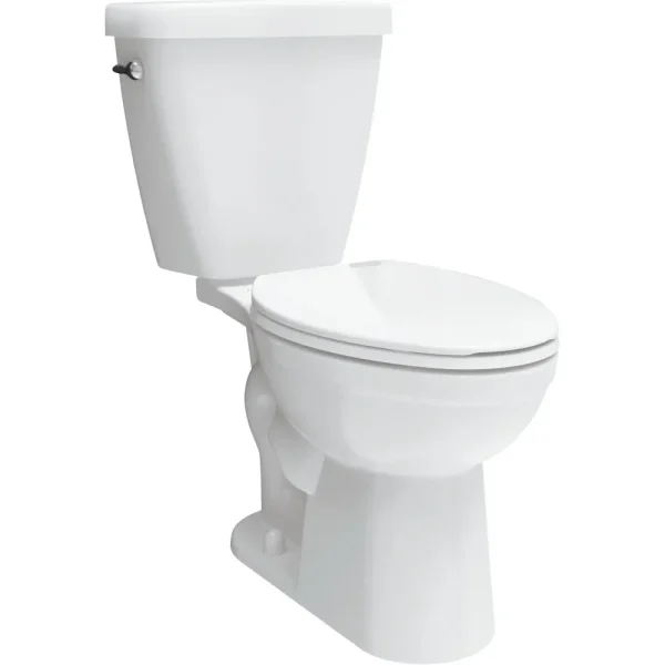 Delta Prelude White Elongated Toilet