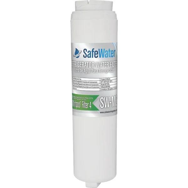 SafeWater SW-M2 Whirlpool Filter 4 Refrigerator Replacement Water Filter