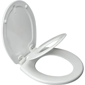 Mayfair Round Next-Step White Toilet Seat