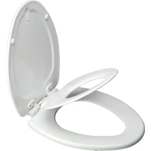 Mayfair Elongated Next-Step White Toilet Seat