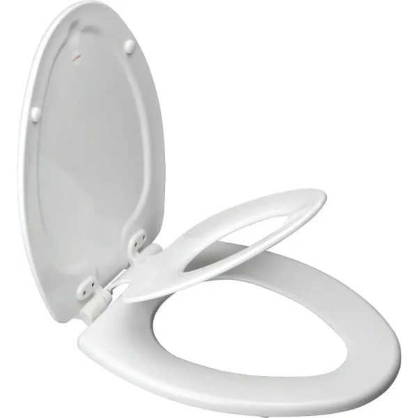 Mayfair Elongated Next-Step White Toilet Seat