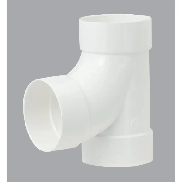 IPEX Canplas 6 In. Sanitary Tee PVC Sewer and Drain Tee