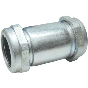 B&K Galvanized Compression Coupling, 1-1/4 In. x 4-1/2 In