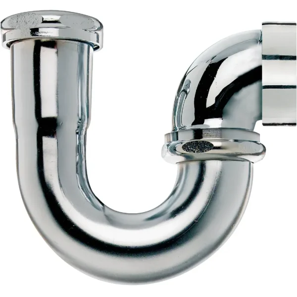 Do it Best 1-1/2 x 1-1/2 in. Satin Nickel Sink Trap J-Bend