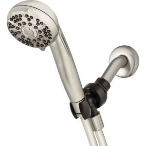 Waterpik PowerPulse 6-Spray Brushed Nickel Hand-Held Shower