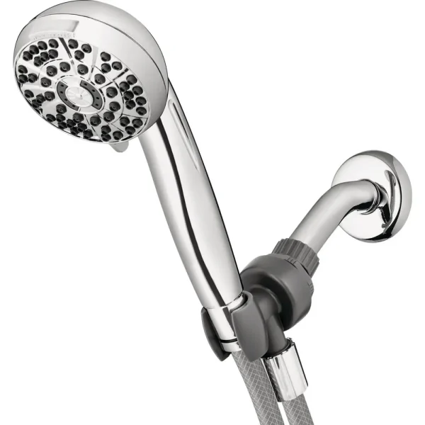 Waterpik PowerPulse 6-Spray Chrome Hand-Held Shower