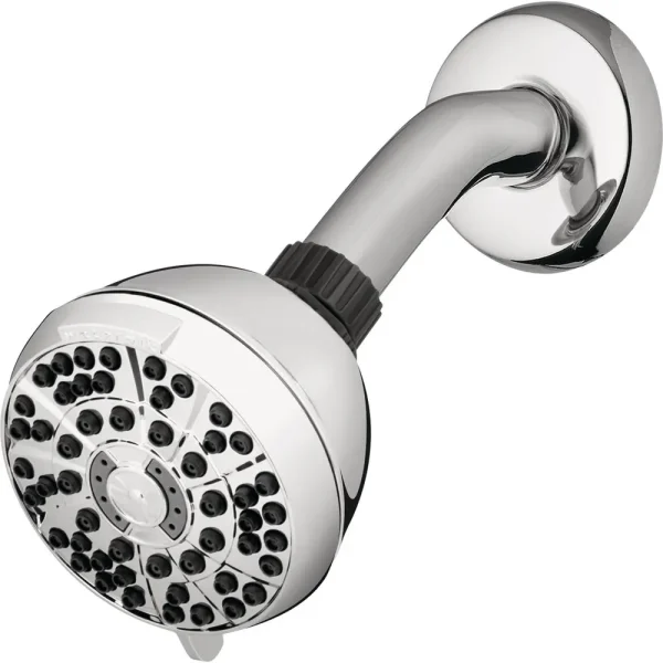 Waterpik PowerPulse 6-Spray Fixed Chrome Showerhead
