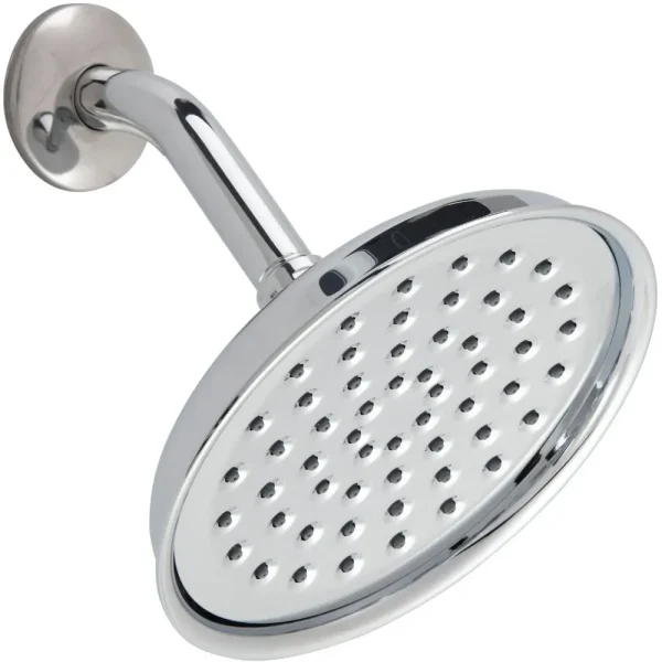 Waterpik Rainfall Drencher 1-Spray 1.8 GPM Fixed Showerhead, Chrome