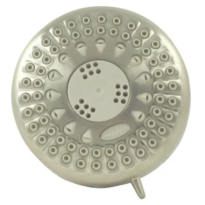 Waterpik PowerSpray+ 5-Spray 1.8 GPM Nickel Fixed Showerhead