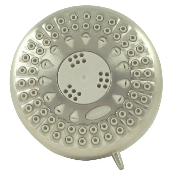 Waterpik PowerSpray+ 5-Spray 1.8 GPM Nickel Fixed Showerhead