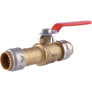 SharkBite Max 3/4″ Brass Push-Fit Slip Ball Valve